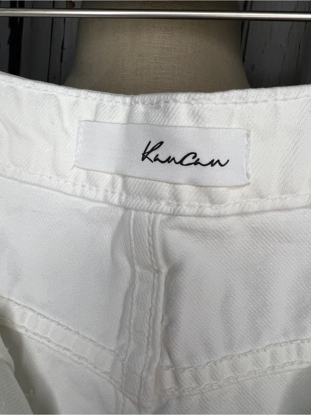 KanCan White Distressed Beach Denim Shorts - Picture 11 of 13
